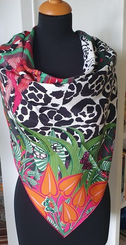 Panno hermès jaguar quetzal - hermès,