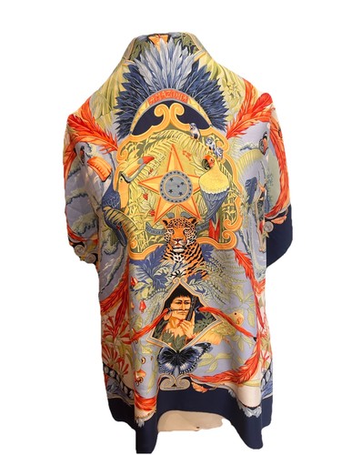 Rare foulard hermès - hermès, amazonia