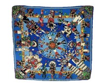 Foulard Hermès Kachina Rare 