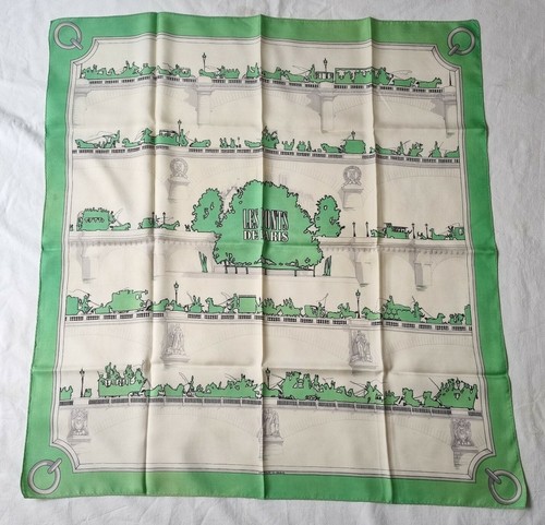 Rare foulard hermes - les, ponts