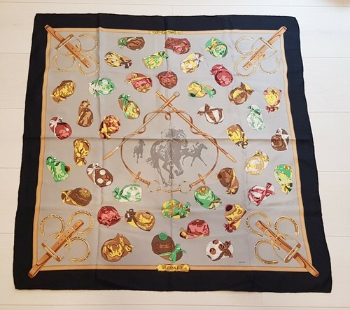 Rare foulard hermès jockey - rare,