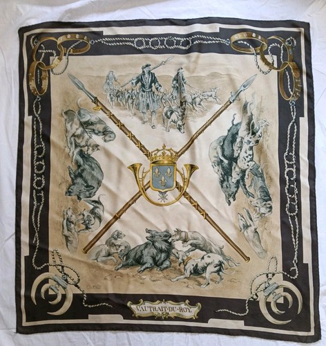 Vintage rare foulard hermès - foulard,