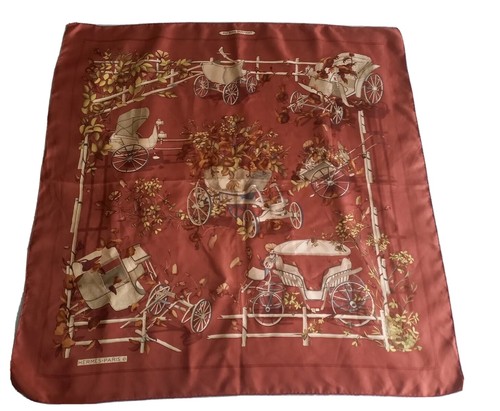 Rare foulard hermés au bois - rare,