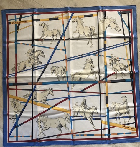 Foulard hermès rare saut - foulard,