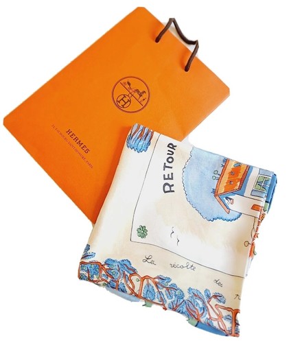 Foulard scarf hermès rare - foulard,